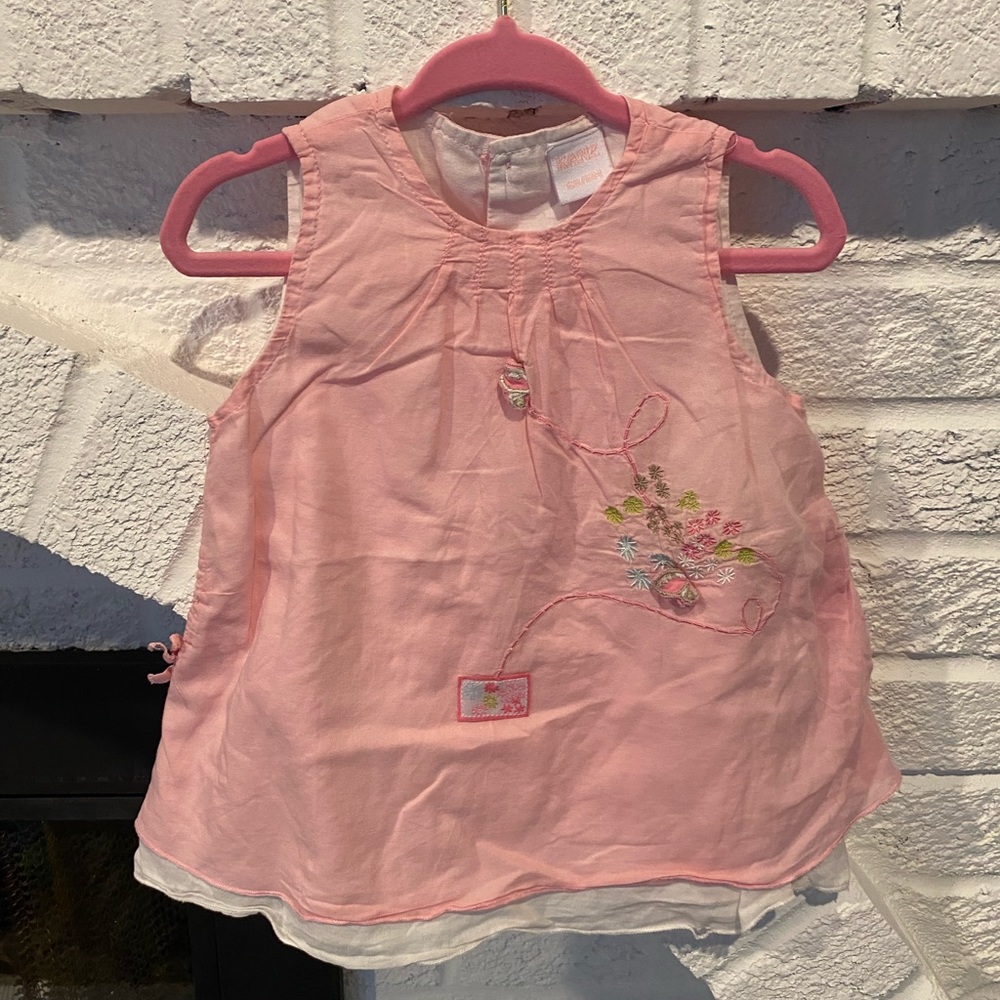 🛎️ Clearance Kanz Baby Girl Pink Dress 6M